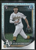 2025 Bowman #9 Jacob Wilson Chrome Mojo Refractor