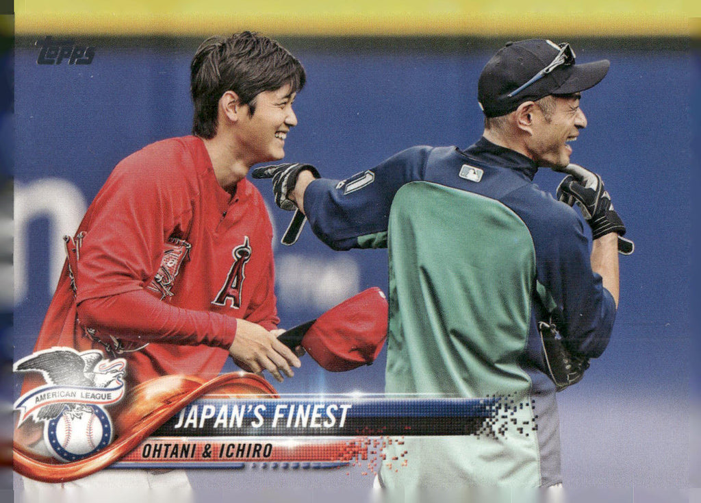 2018 Topps Update #US153 Japan's Finest (Shohei Ohtani / Ichiro)