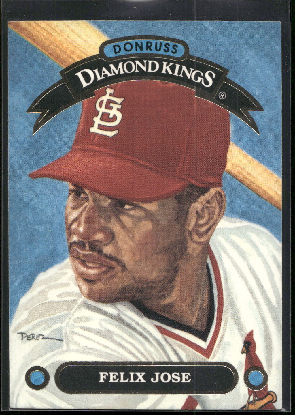 1992 Donruss #DK-13 Felix Jose Diamond Kings