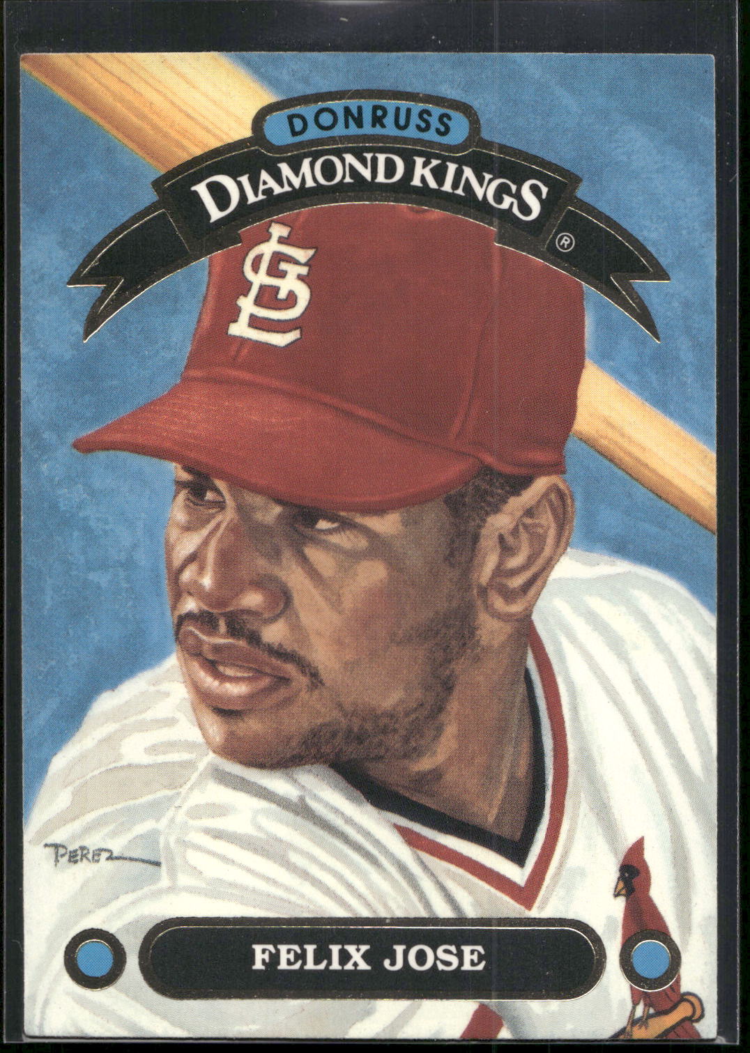 1992 Donruss #DK-13 Felix Jose Diamond Kings