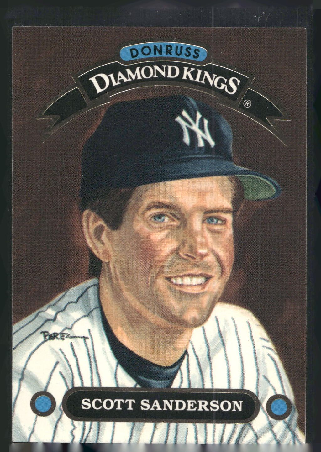 1992 Donruss #DK-10 Scott Sanderson Diamond Kings
