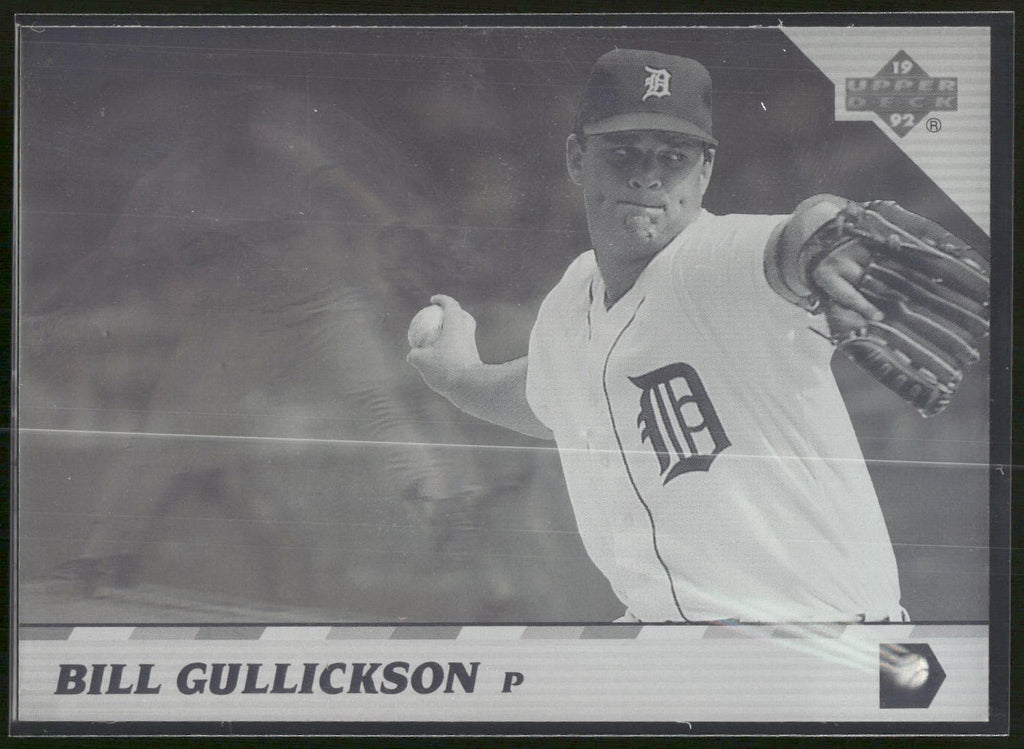 1992 Upper Deck Team MVP Holograms #23 Bill Gullickson