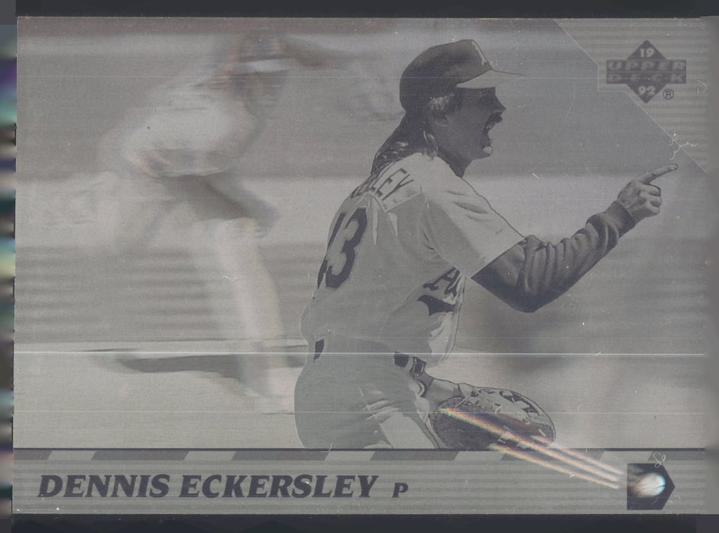 1992 Upper Deck Team MVP Holograms #19 Dennis Eckersley