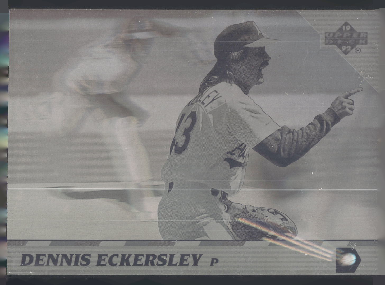 1992 Upper Deck Team MVP Holograms #19 Dennis Eckersley
