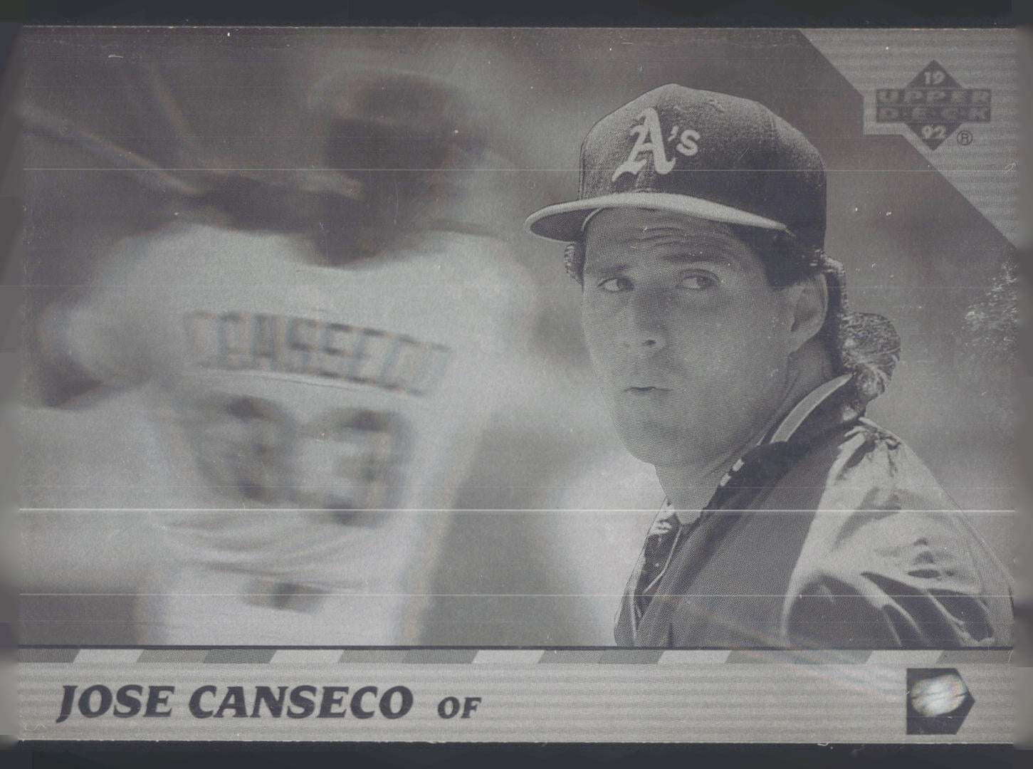 1992 Upper Deck Team MVP Holograms #14 Jose Canseco