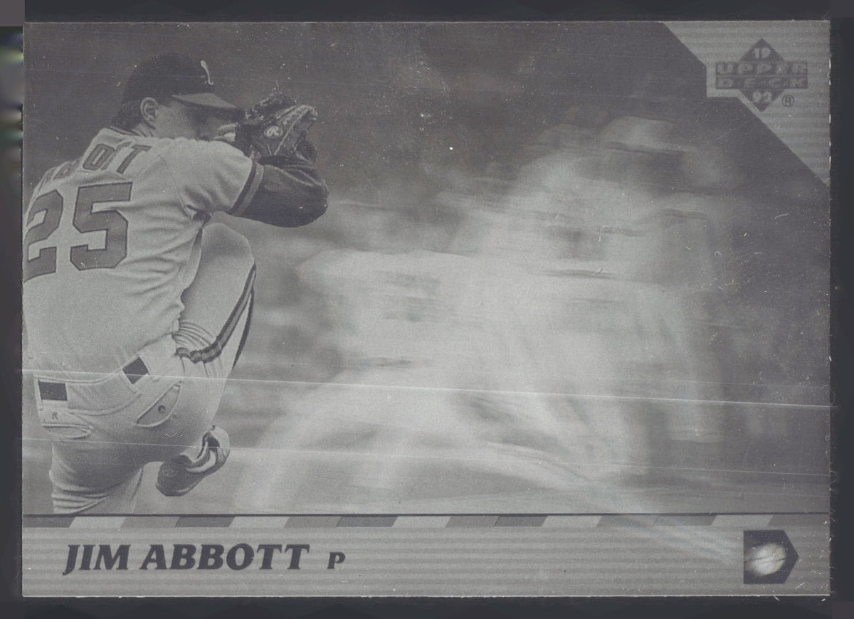 1992 Upper Deck Team MVP Holograms #3 Jim Abbott