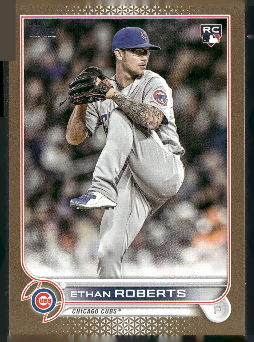 2022 Topps Update #US256 Ethan Roberts Gold #/2022