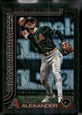 2025 Topps #499 Blaze Alexander Black Rainbow Foil #/10