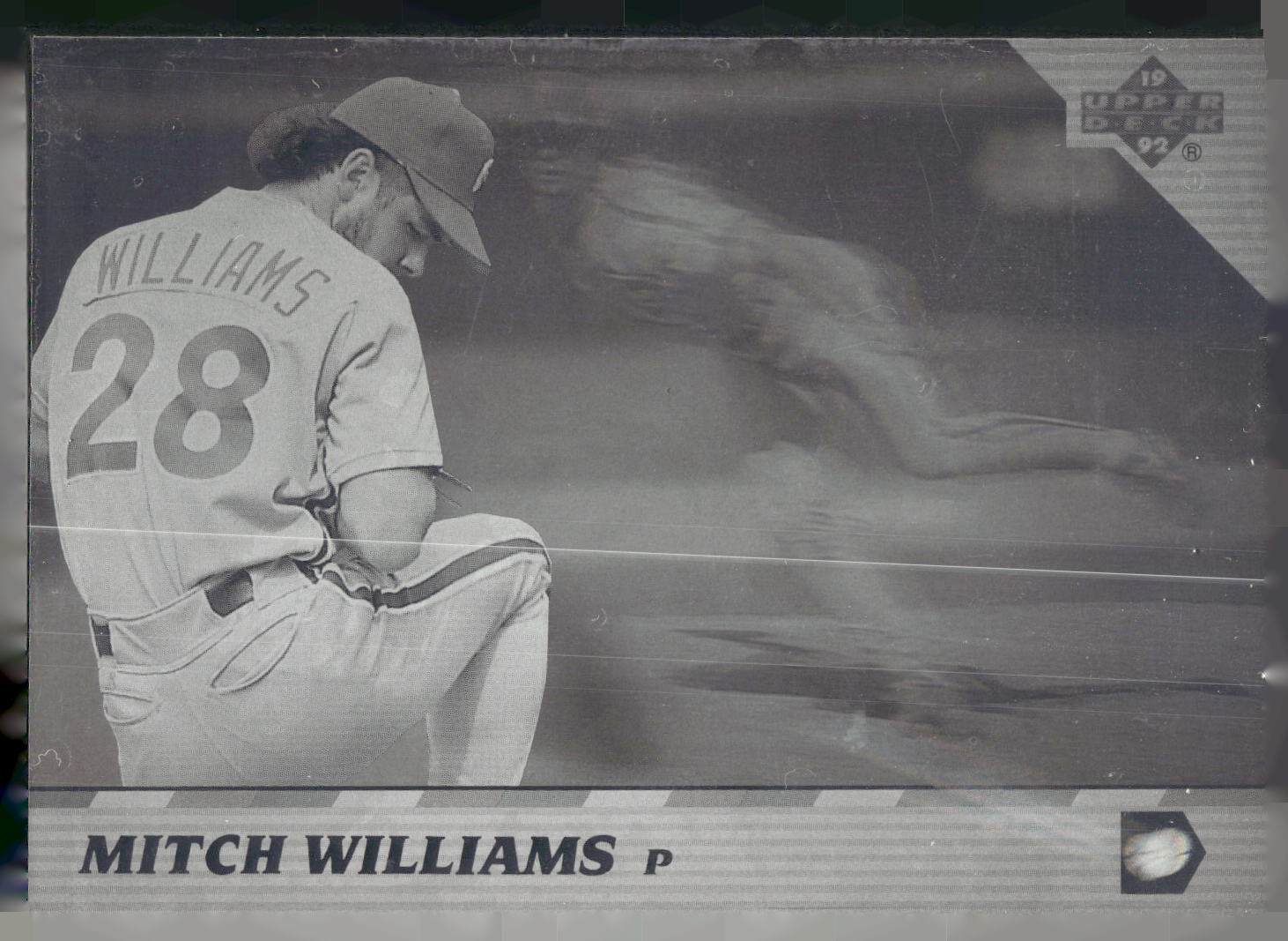 1992 Upper Deck Team MVP Holograms #54 Mitch Williams