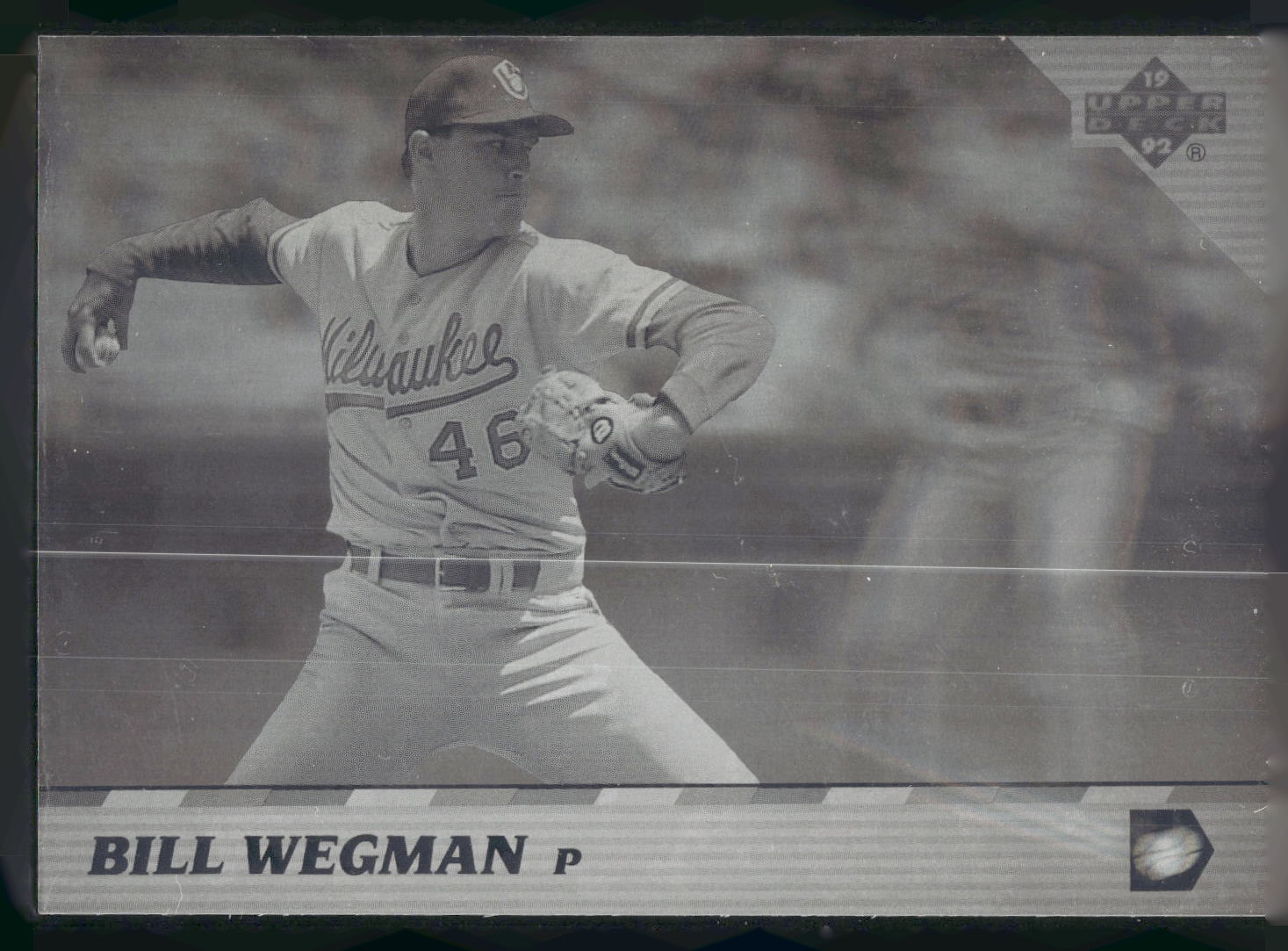 1992 Upper Deck Team MVP Holograms #53 Bill Wegman