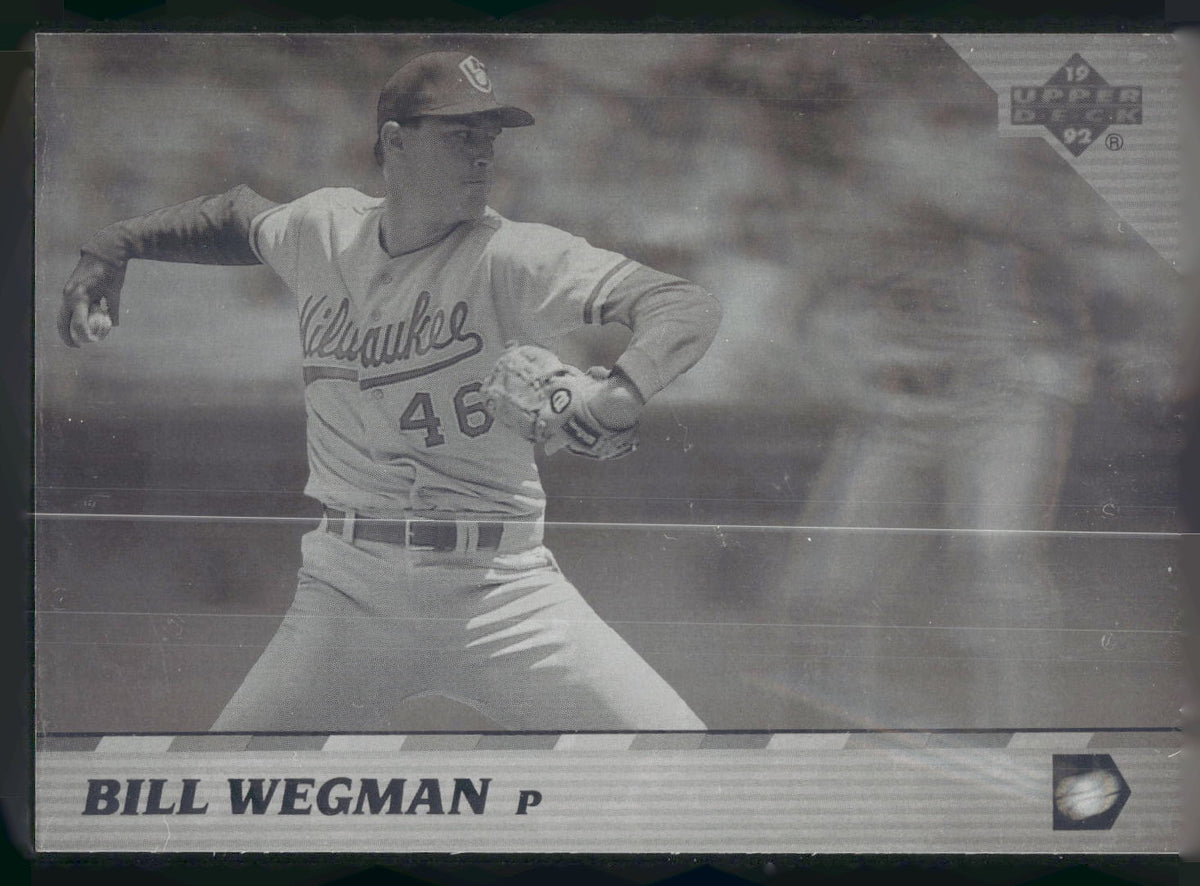 1992 Upper Deck Team MVP Holograms #53 Bill Wegman