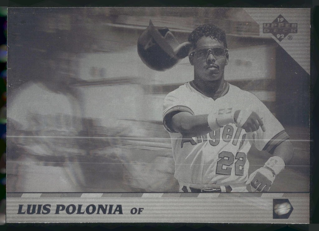 1992 Upper Deck Team MVP Holograms #40 Luis Polonia
