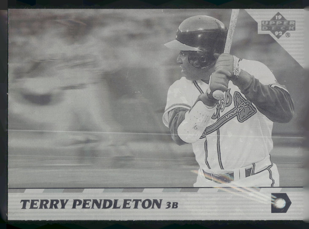 1992 Upper Deck Team MVP Holograms #39 Terry Pendleton