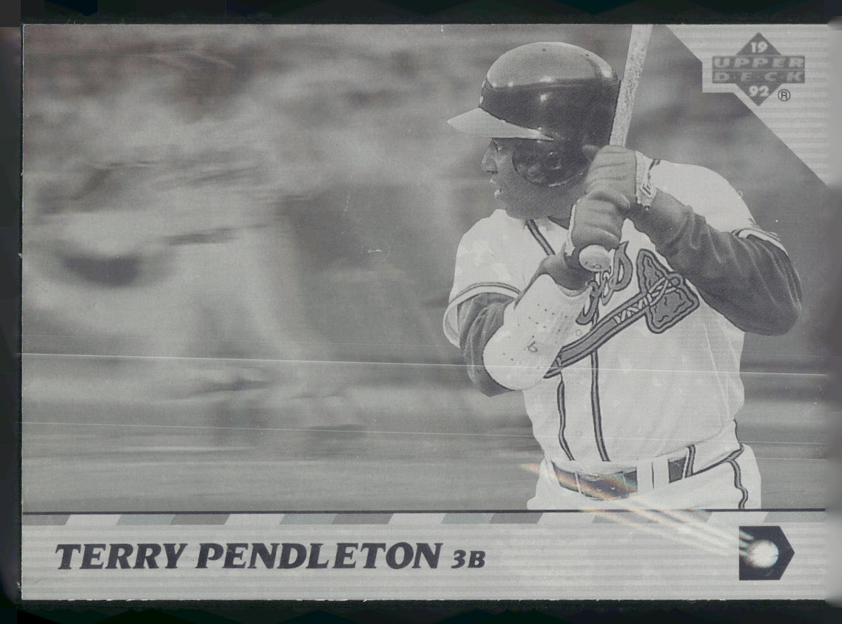 1992 Upper Deck Team MVP Holograms #39 Terry Pendleton