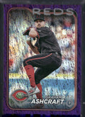 2024 Topps #652 Graham Ashcraft Purple Holofoil #/799