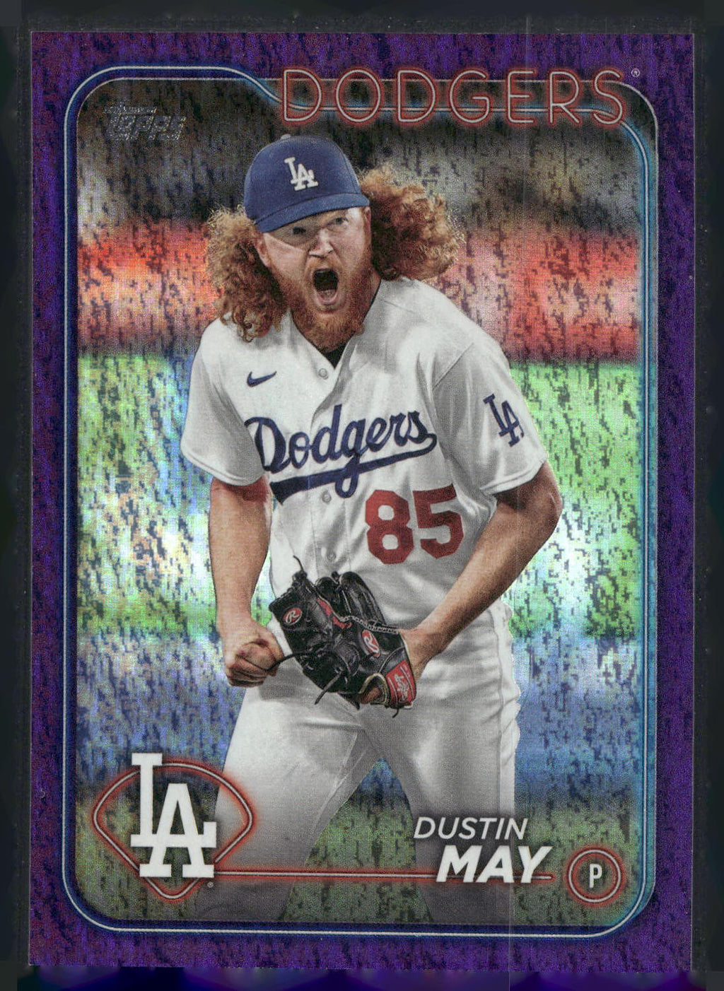 2024 Topps #683 Dustin May Purple Holofoil #/799