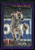 2024 Topps #596 Edouard Julien Purple Holofoil #/799