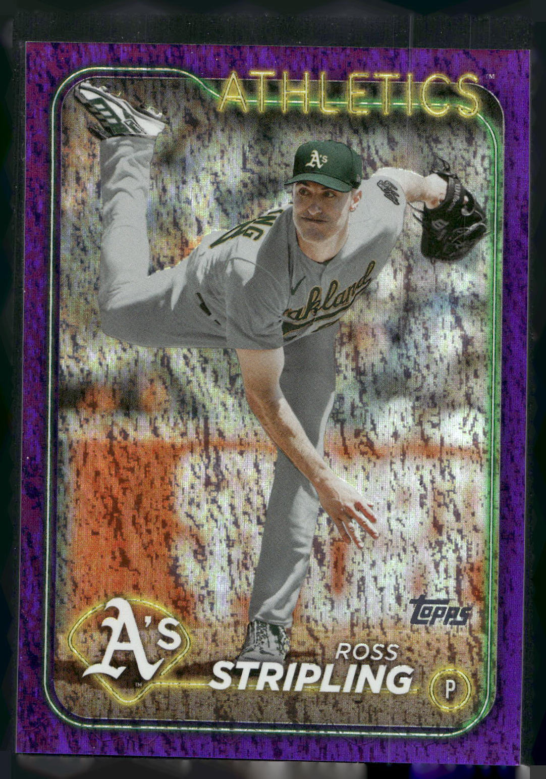 2024 Topps #608 Ross Stripling Purple Holofoil #/799