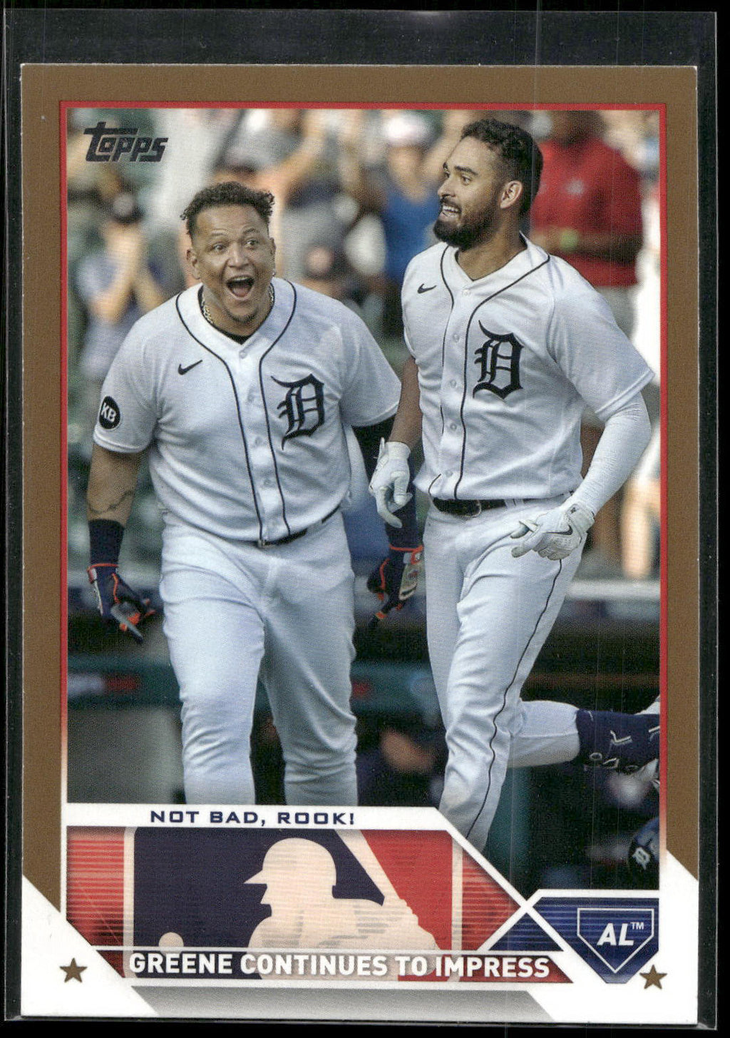 2023 Topps #210 Not Bad, Rook! Gold #/2023