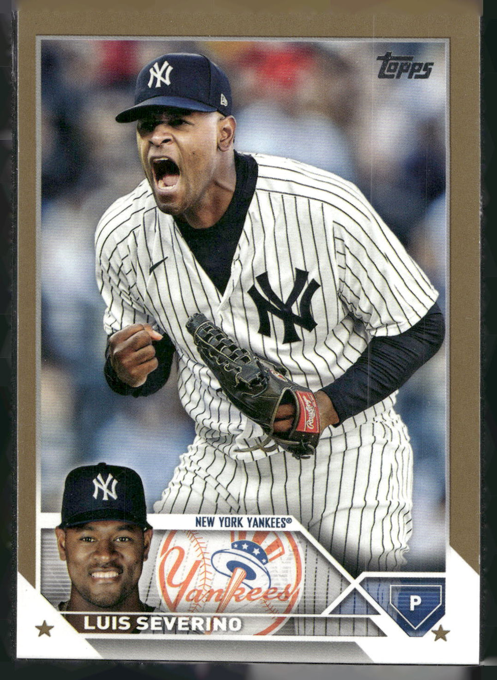 2023 Topps #349 Luis Severino Gold #/2023