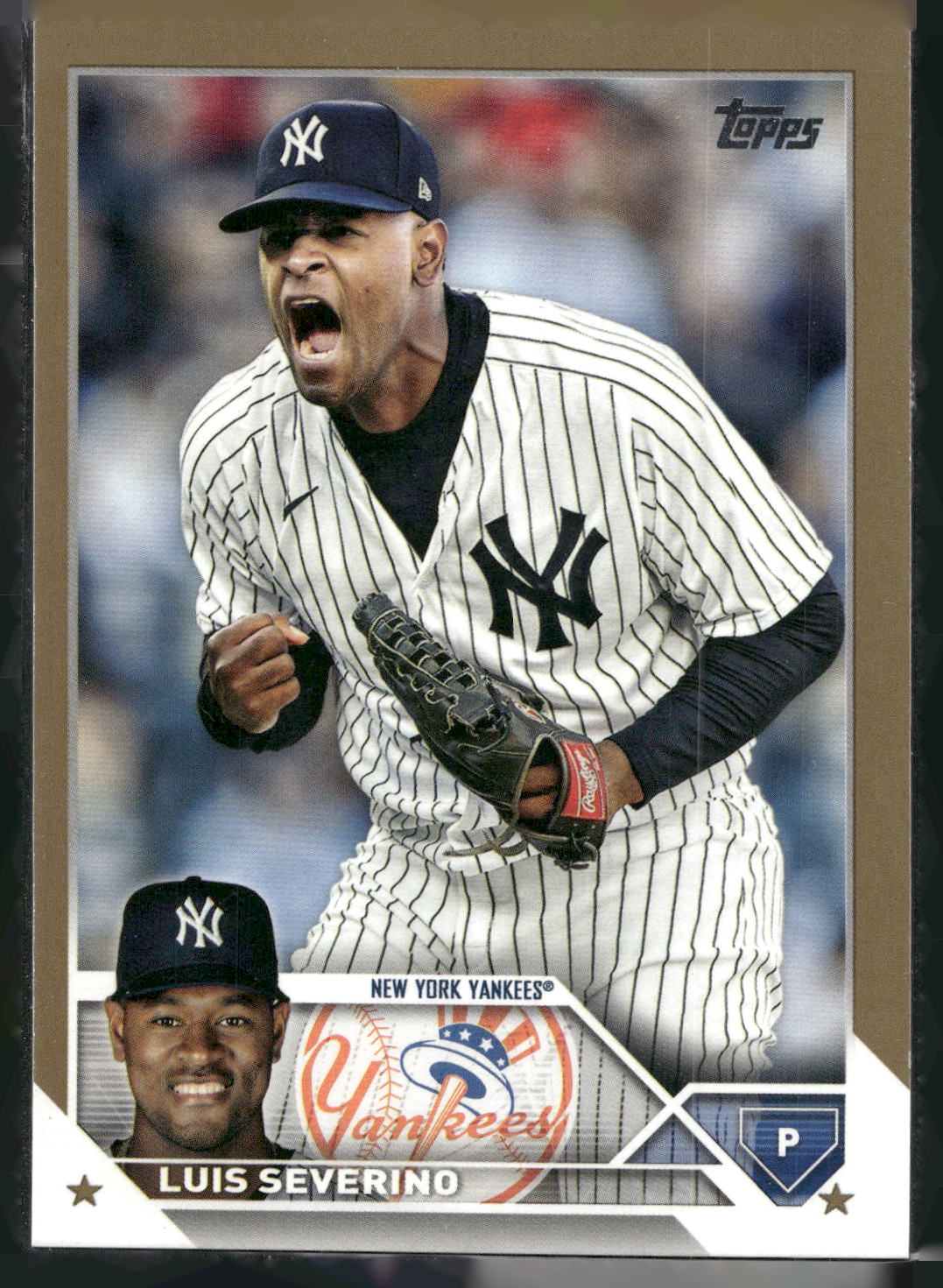 2023 Topps #349 Luis Severino Gold #/2023