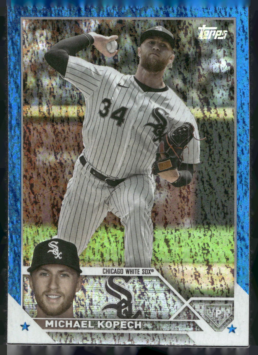 2023 Topps #585 Michael Kopech Blue Foilboard #/999