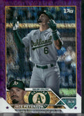 2023 Topps #619 Jace Peterson Purple Foilboard #/799