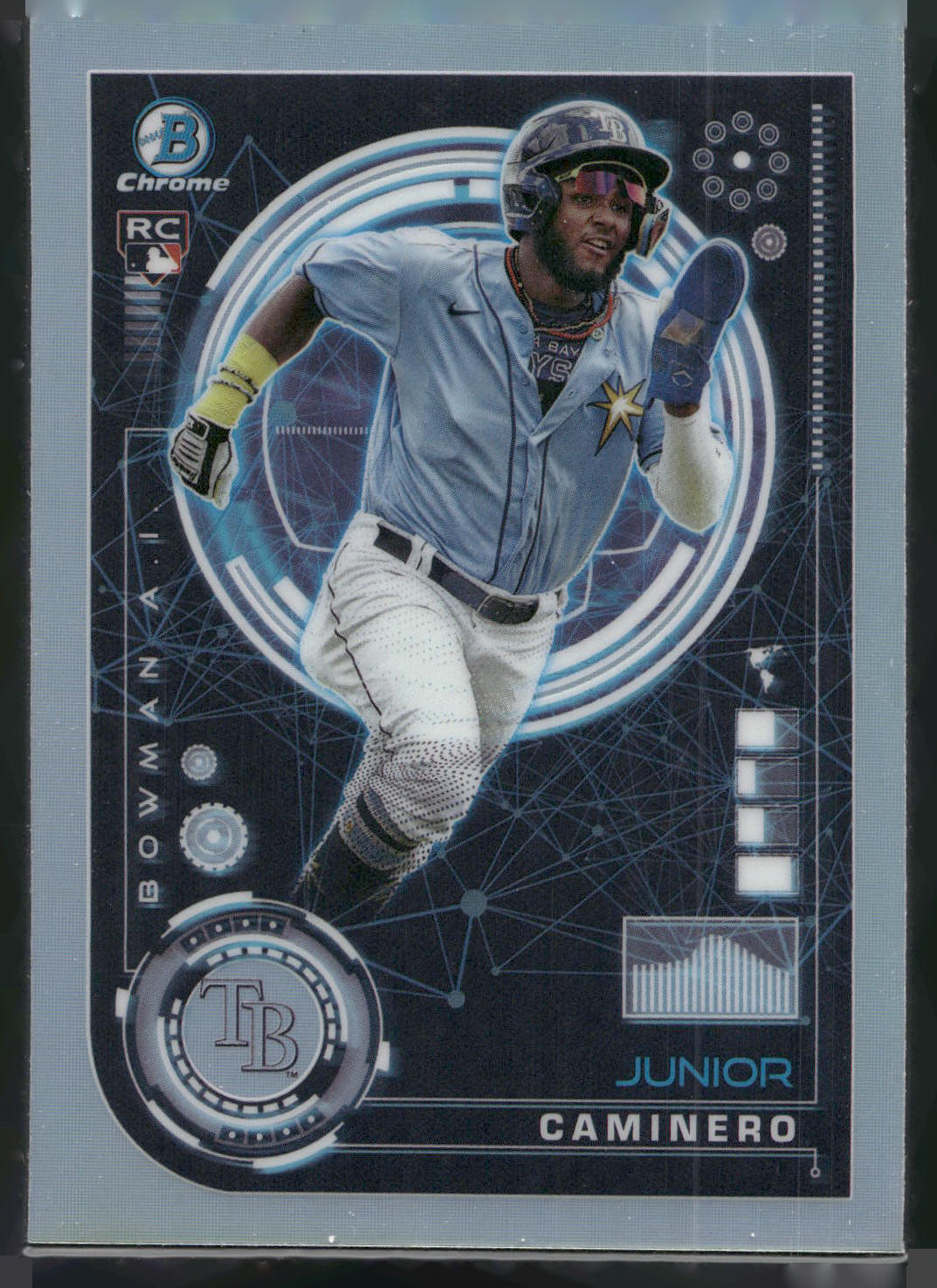 2024 Bowman #BAI-20 Junior Caminero Bowman A.I.