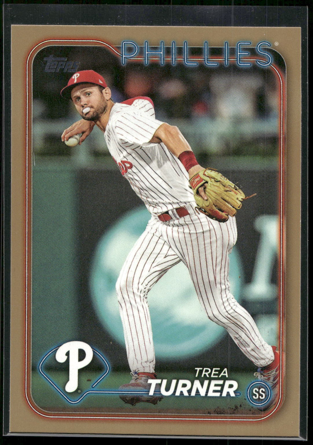 2024 Topps #352 Trea Turner Gold #/2024