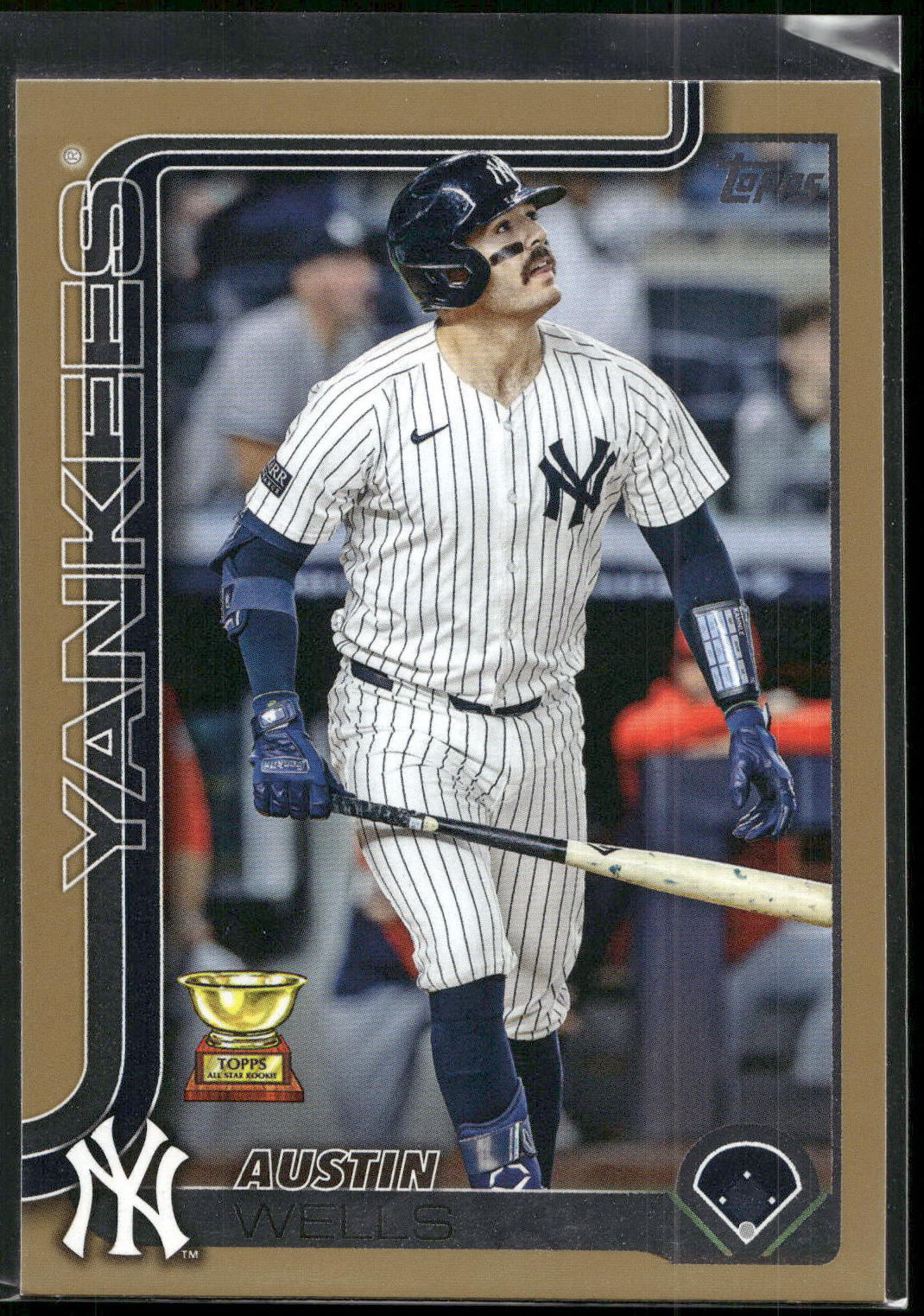 2025 Topps #591 Austin Wells Gold #/2025