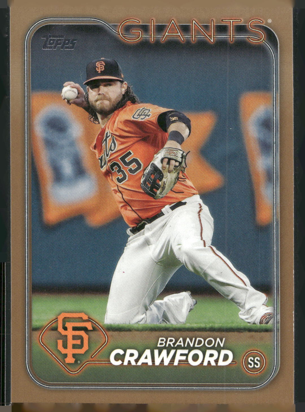 2024 Topps #416 Brandon Crawford Gold #/2024