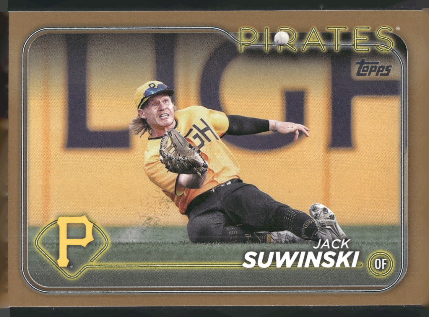 2024 Topps #390 Jack Suwinski Gold #/2024