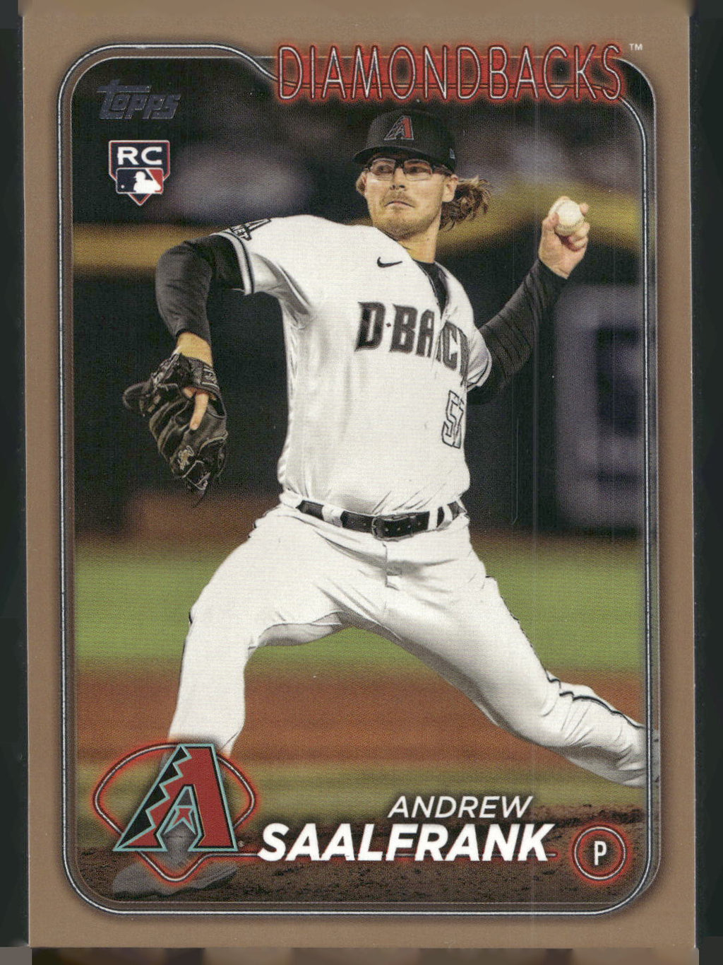 2024 Topps #406 Andrew Saalfrank Gold #/2024