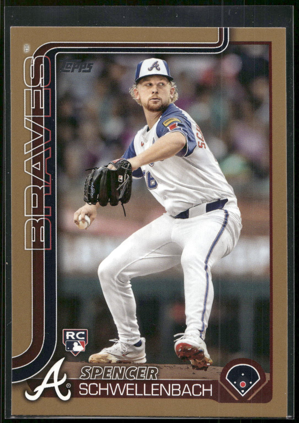 2025 Topps #103 Spencer Schwellenbach Gold #/2025