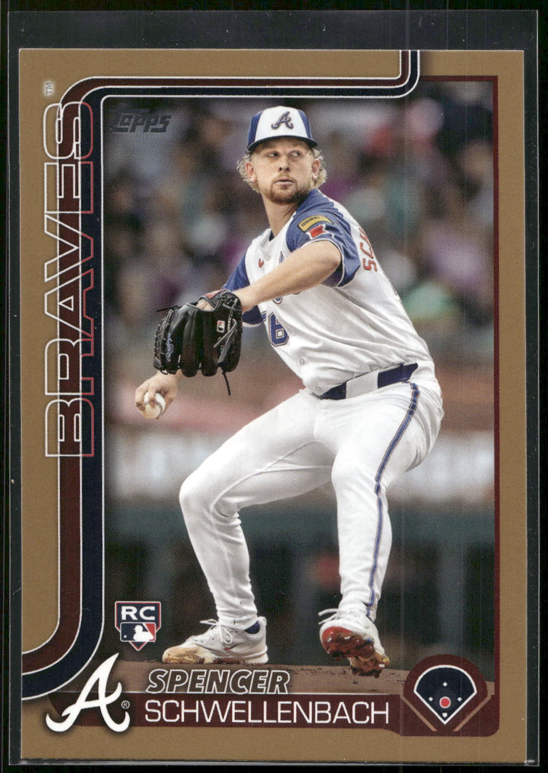 2025 Topps #103 Spencer Schwellenbach Gold #/2025