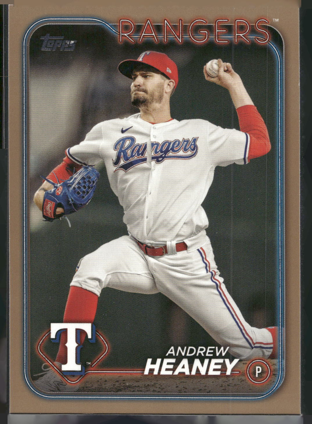 2024 Topps #665 Andrew Heaney Gold #/2024