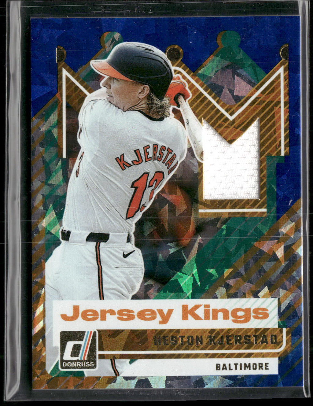 2025 Donruss #JK-HK Heston Kjerstad Jersey Kings Orange Ice