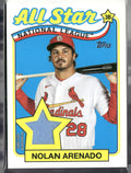2024 Topps #89ASR-NA Nolan Arenado 1989 Topps Baseball 35th Relics