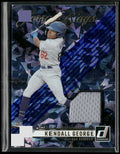 2024 Donruss #JK-KG Kendall George Jersey Kings Blue Ice