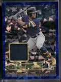 2024 Donruss #1 Jackson Chourio Retro 1984 Materials Blue Ice
