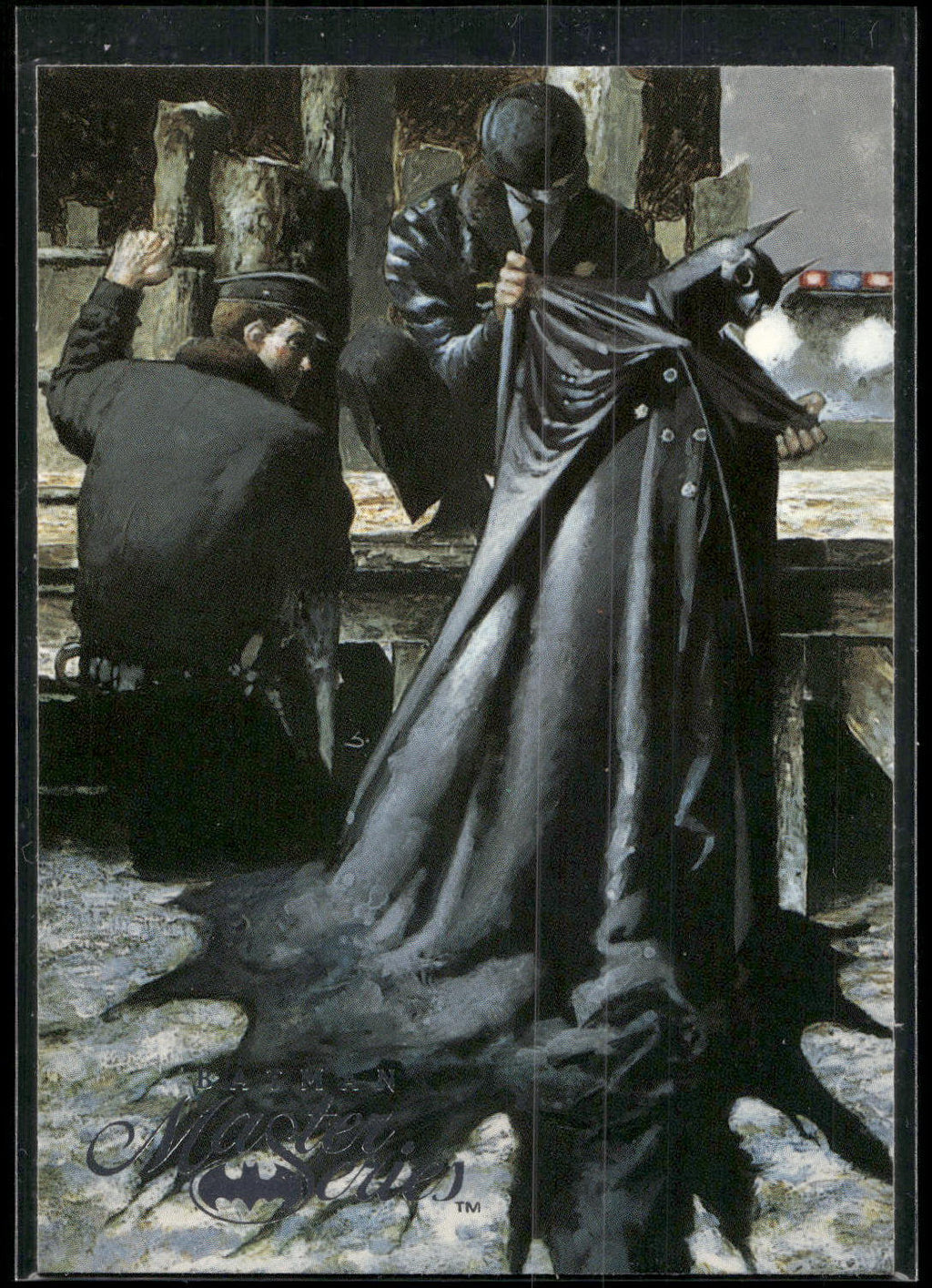 1996 SkyBox Batman Master Series #4 Pier 13