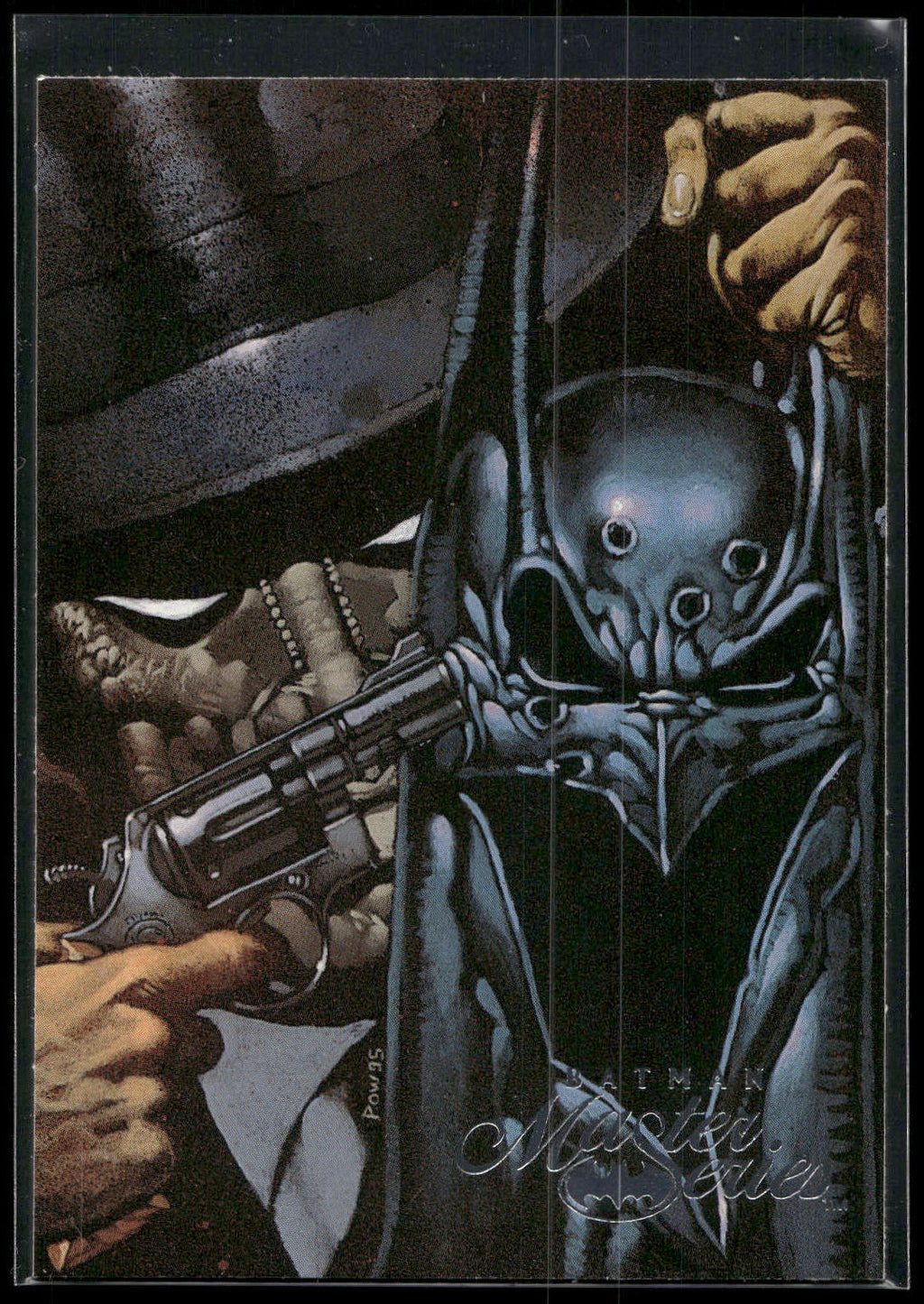 1996 SkyBox Batman Master Series #56 Masks of Black