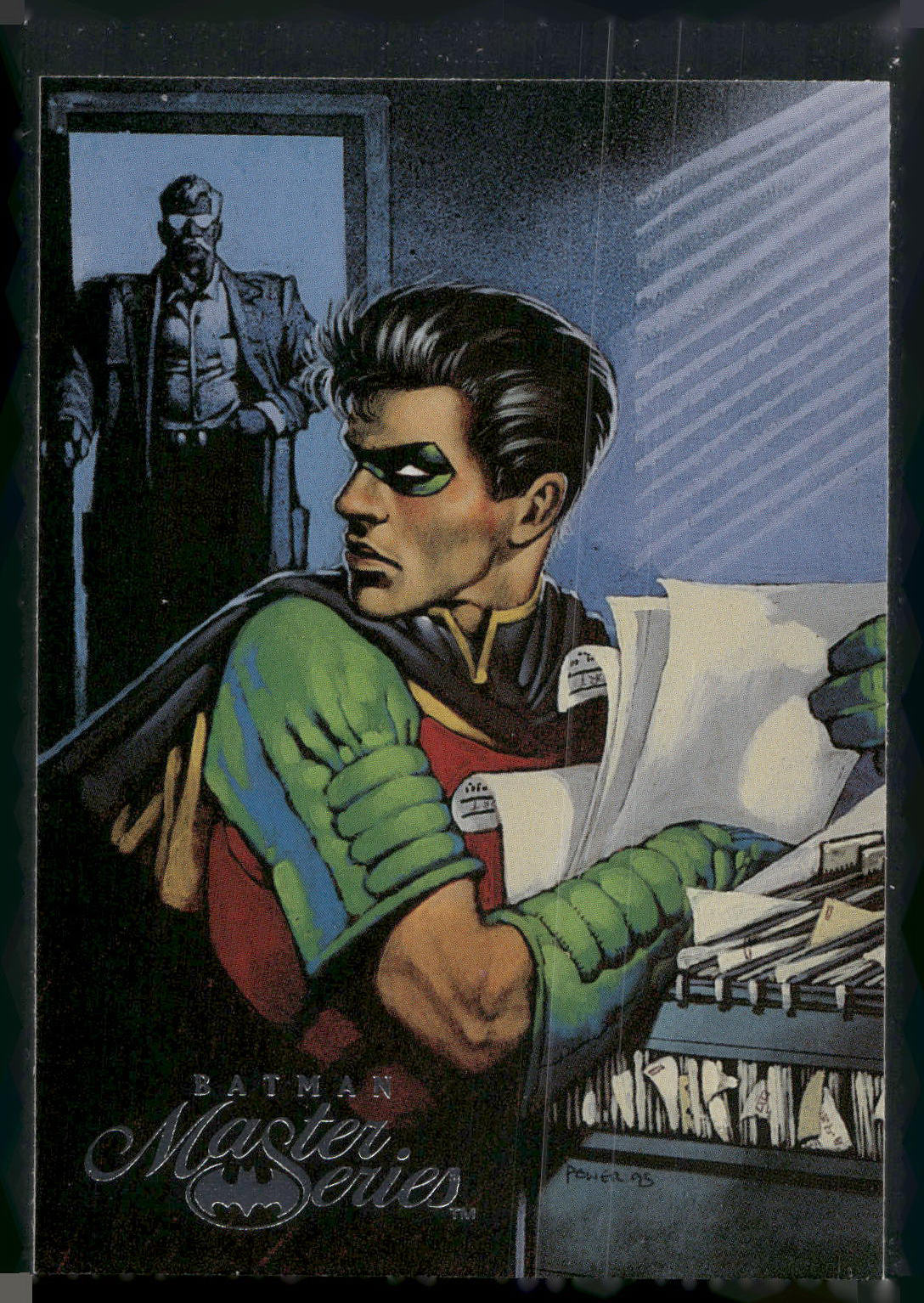 1996 SkyBox Batman Master Series #53 Red-Handed