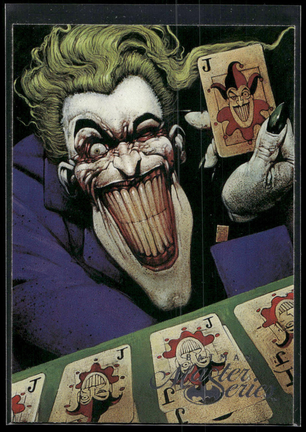 1996 SkyBox Batman Master Series #45 Solitary Madness