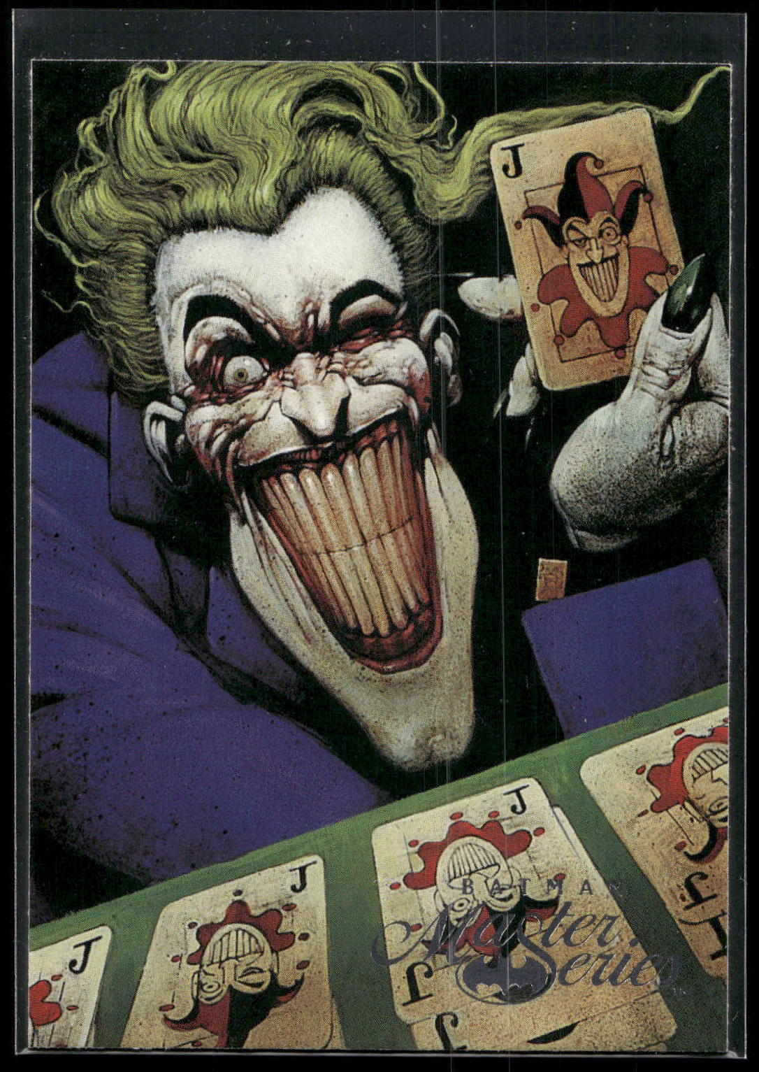 1996 SkyBox Batman Master Series #45 Solitary Madness