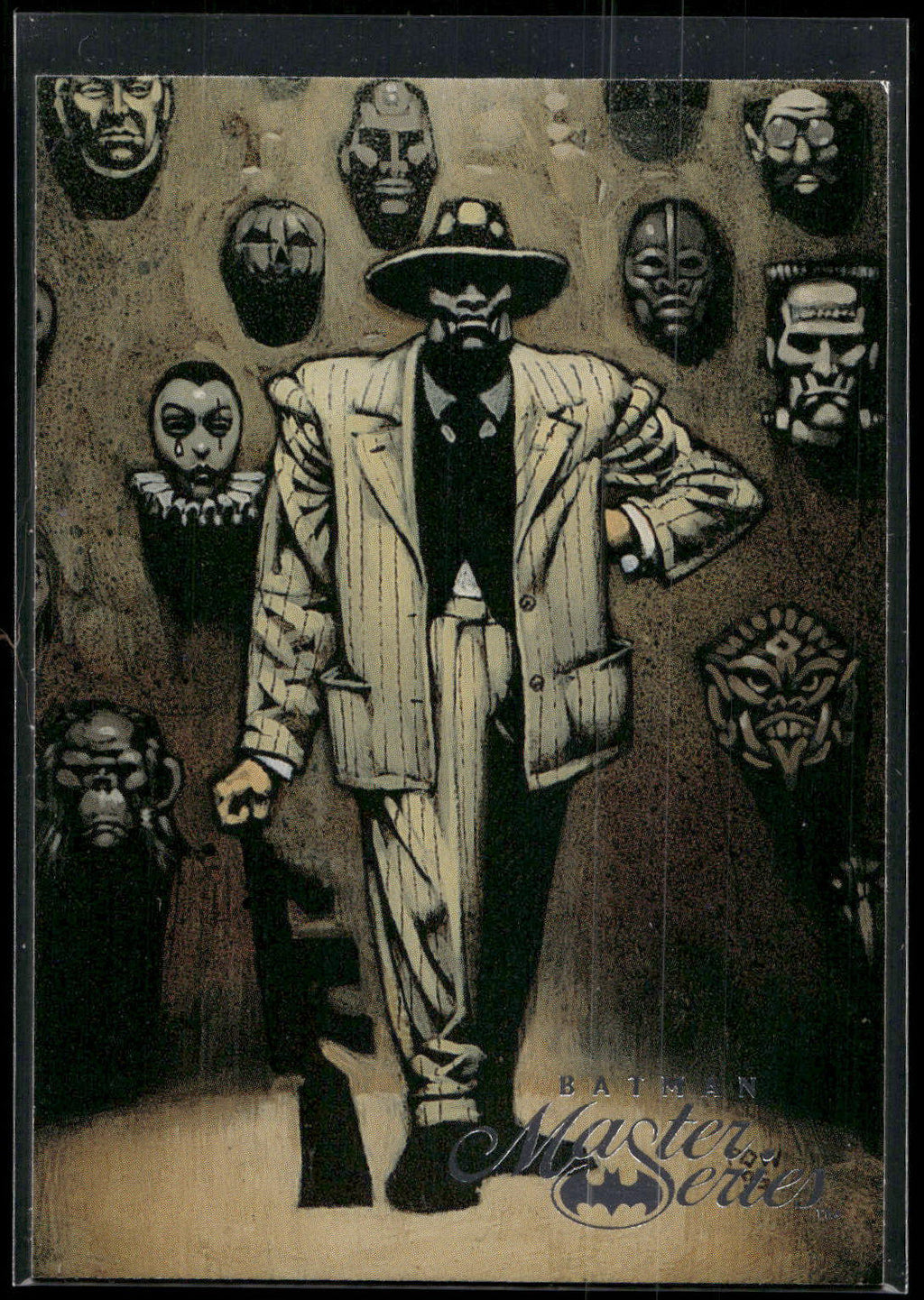 1996 SkyBox Batman Master Series #38 Black Mask
