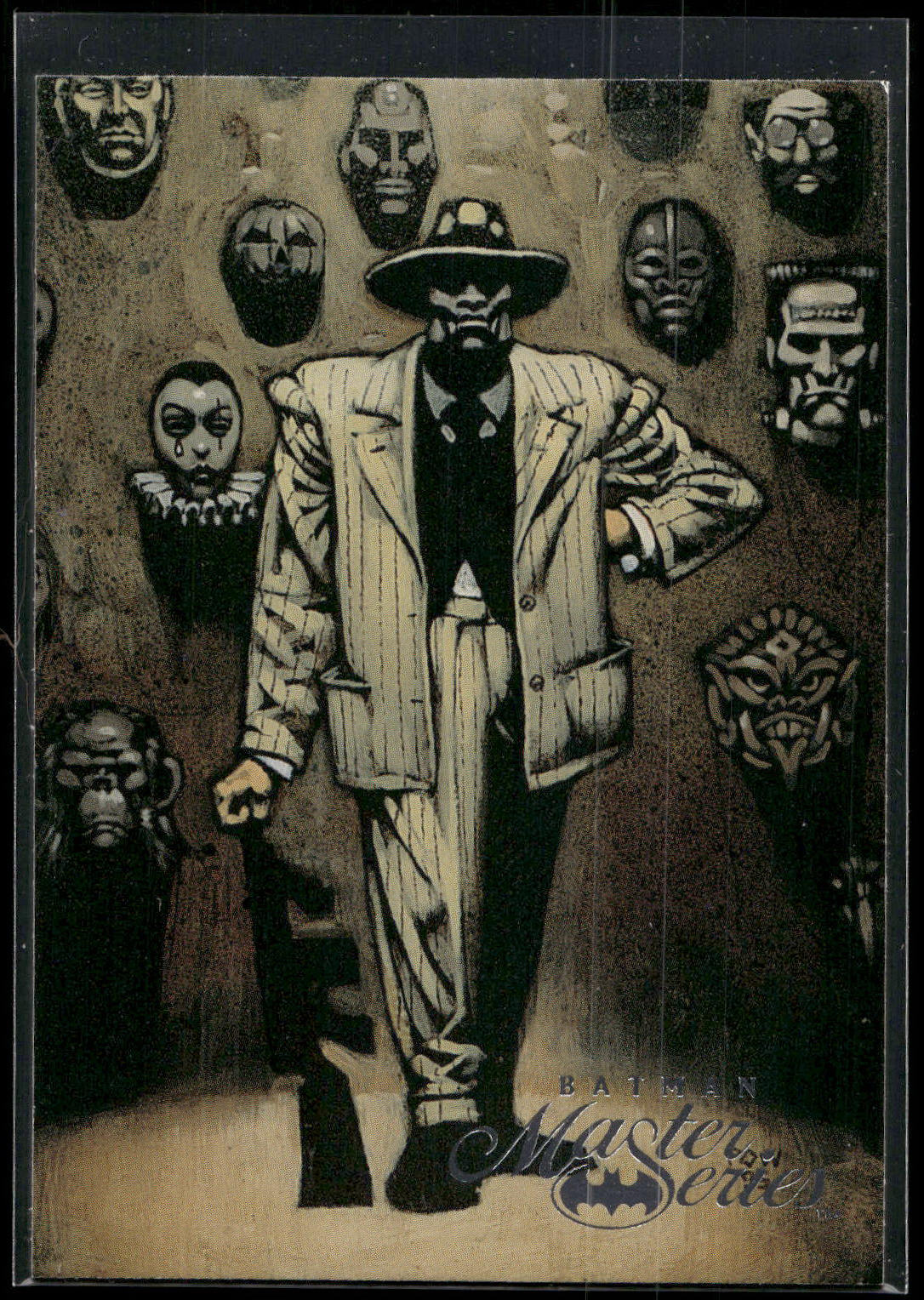 1996 SkyBox Batman Master Series #38 Black Mask