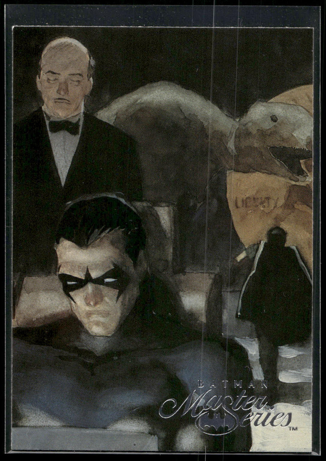 1996 SkyBox Batman Master Series #35 More than Trophies