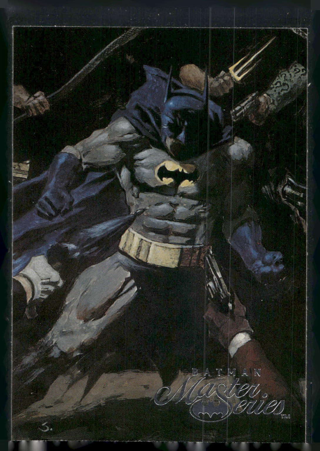 1996 SkyBox Batman Master Series #34 Suspects