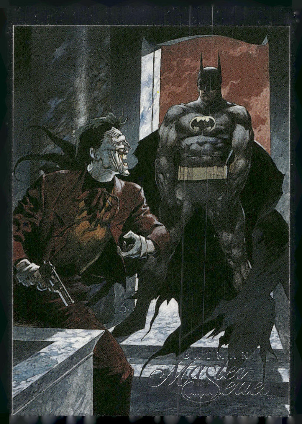 1996 SkyBox Batman Master Series #85 The Bat is Dead, Long Live the Bat